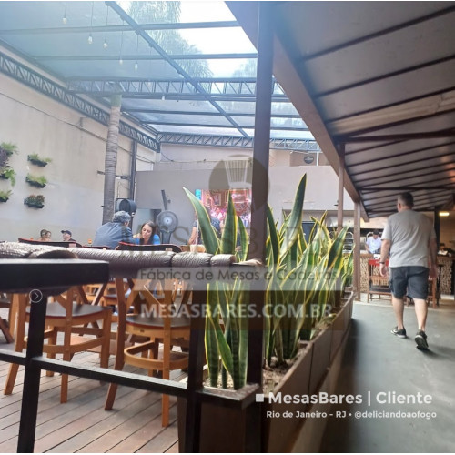 Cadeira Bar de Madeira Mel - Cod: 5005